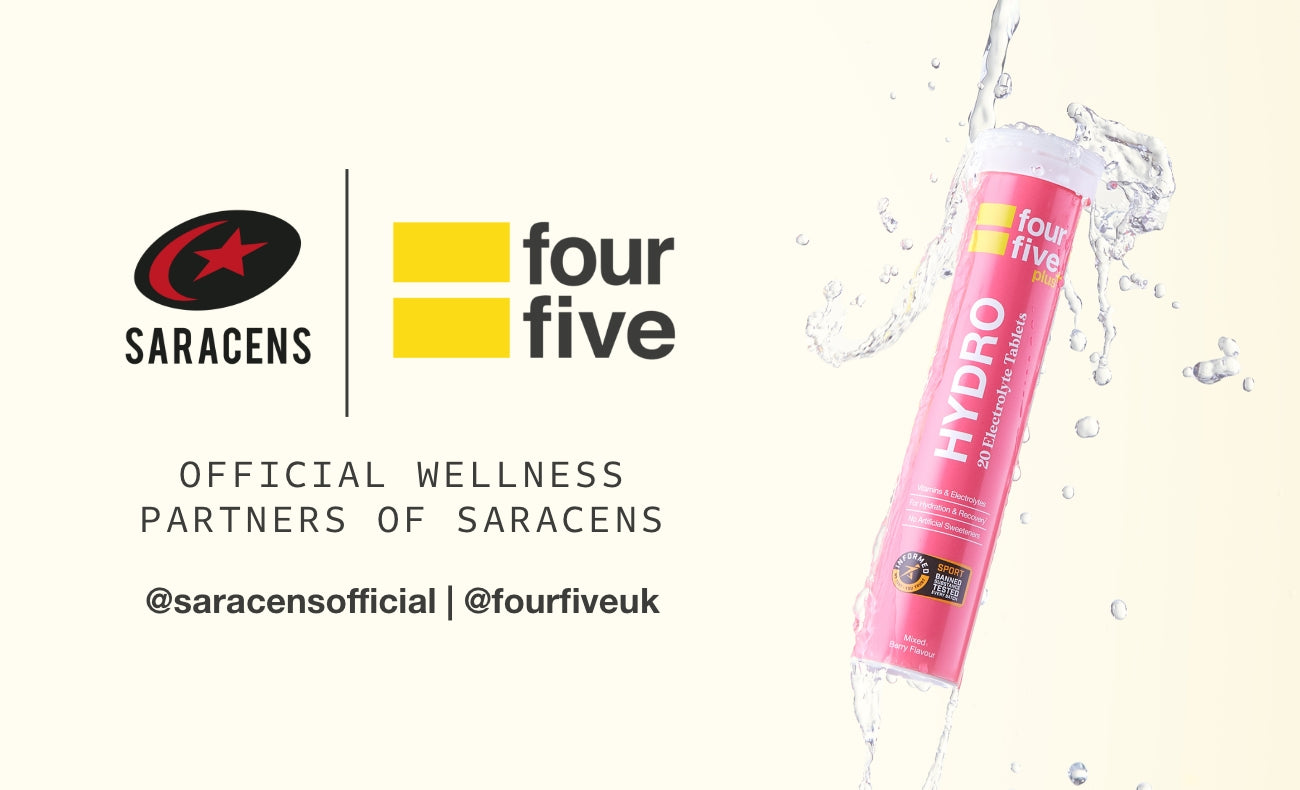 Saracens Rugby Club Official Wellness Partner | fourfive Saracens Rugby Club Official Wellness Partner | fourfive