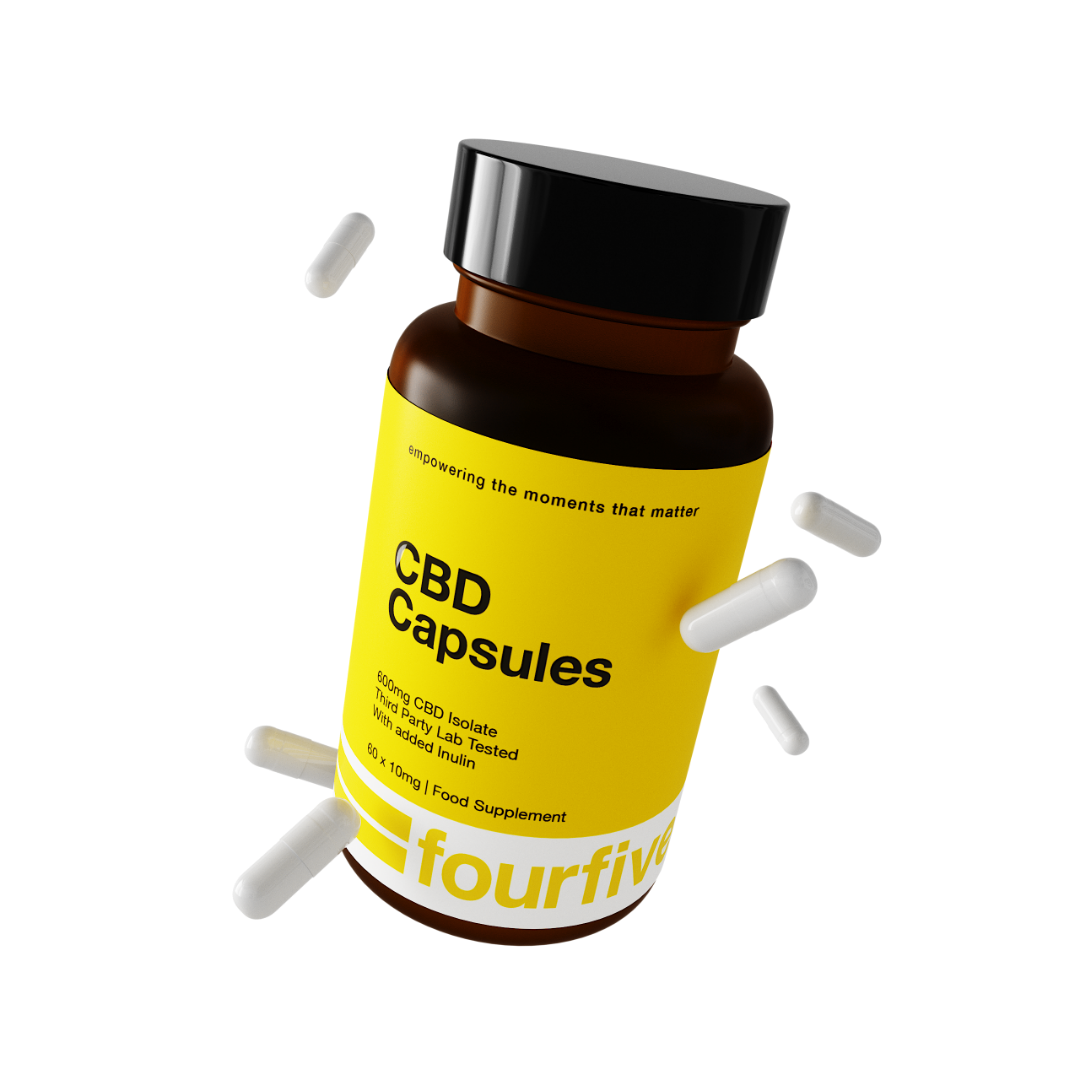 CBD Capsules render