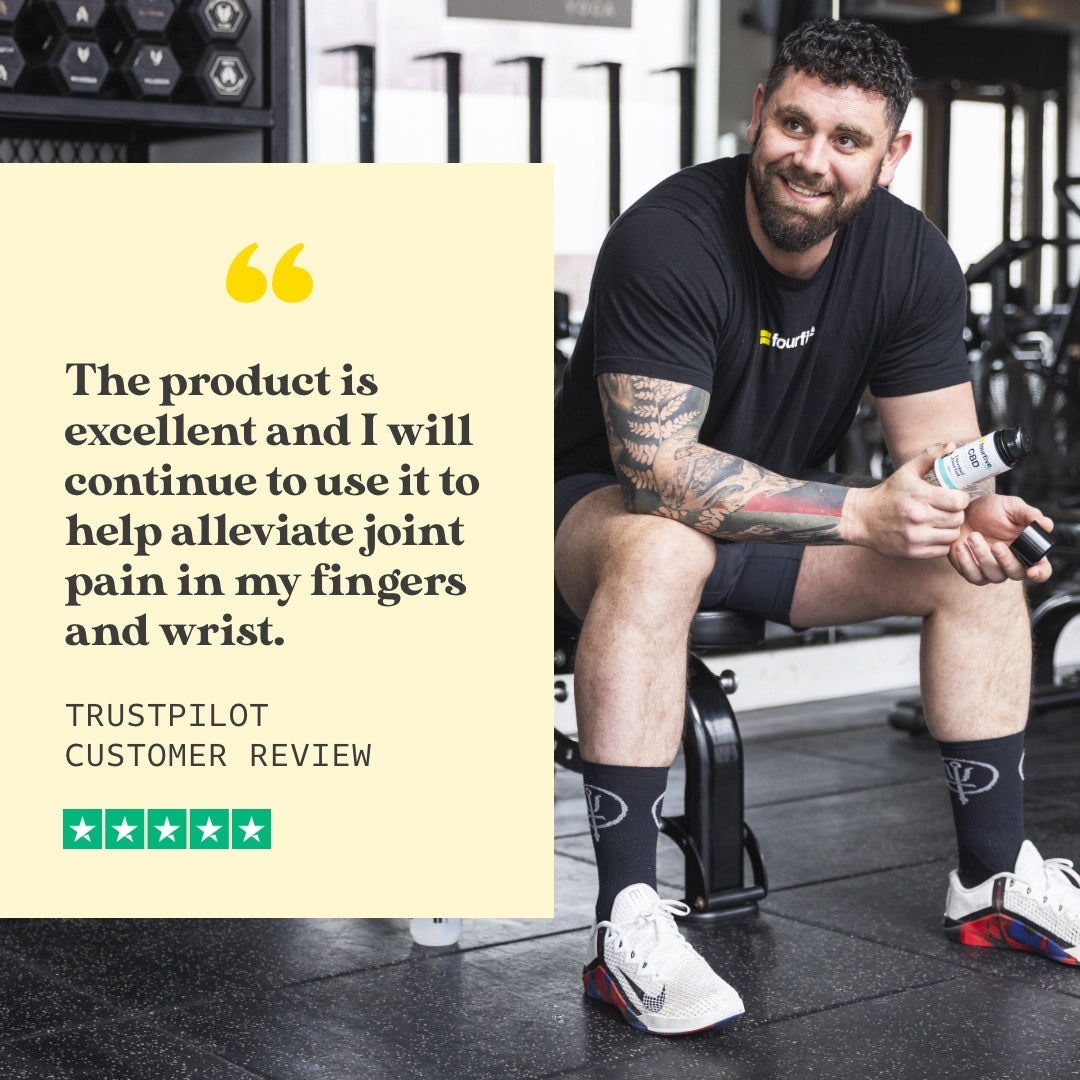 The product is excellent and I will continue to use it to help alleviate joint pain in my fingers and wrist - 5 star trustpilot review