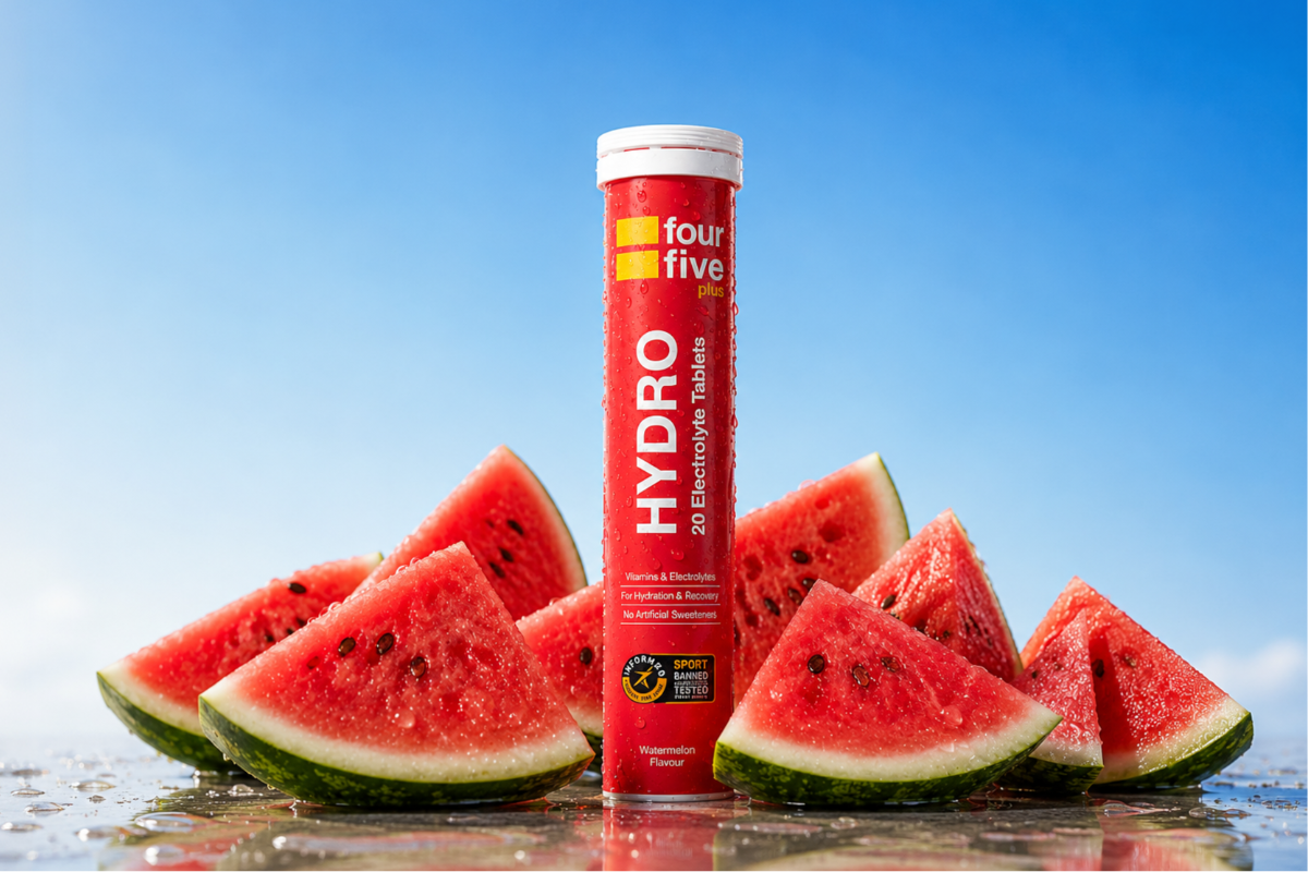 Meet the New Watermelon Hydro Hydration Tablets from fourfive