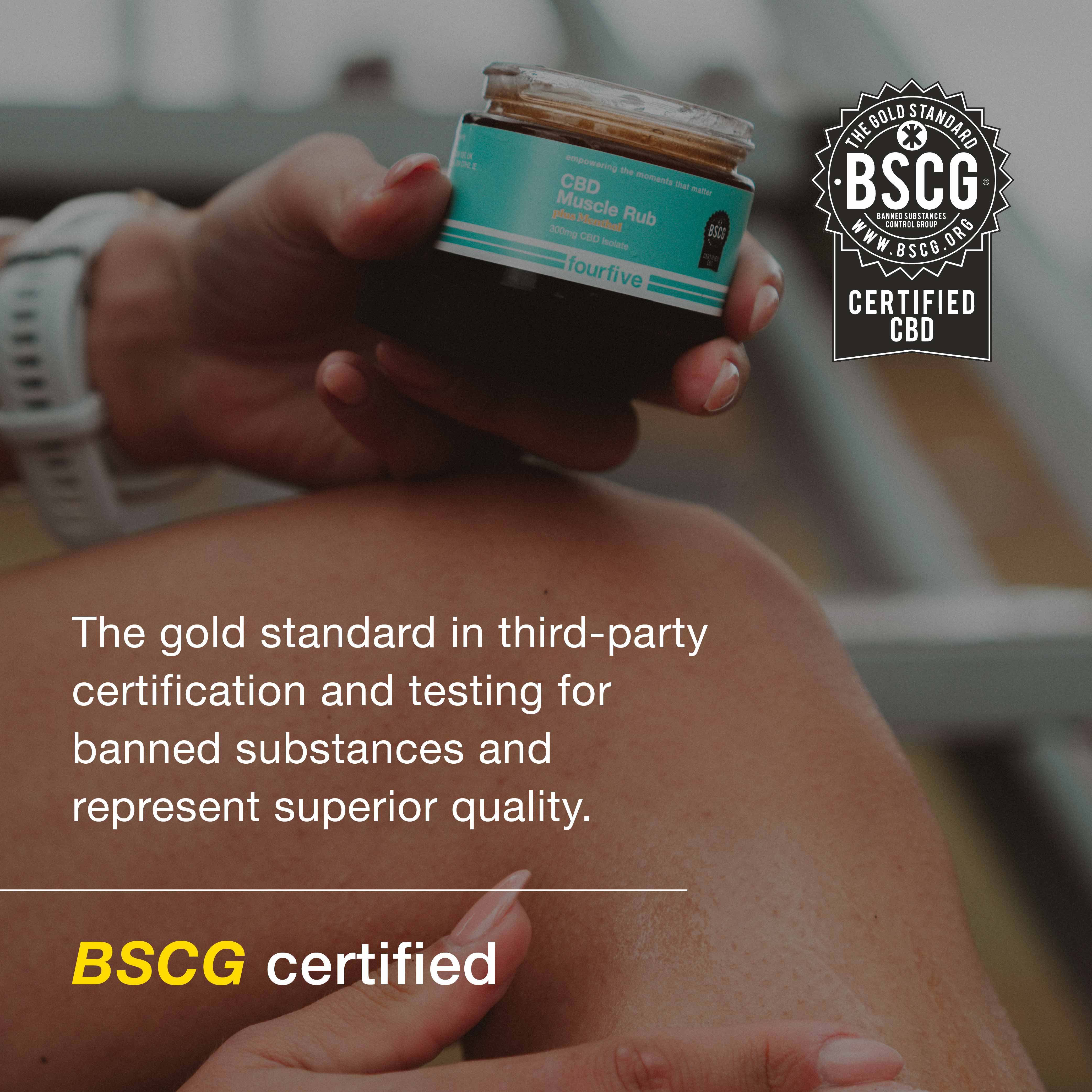 CBD Balm | CBD Muscle Rub from fourfive