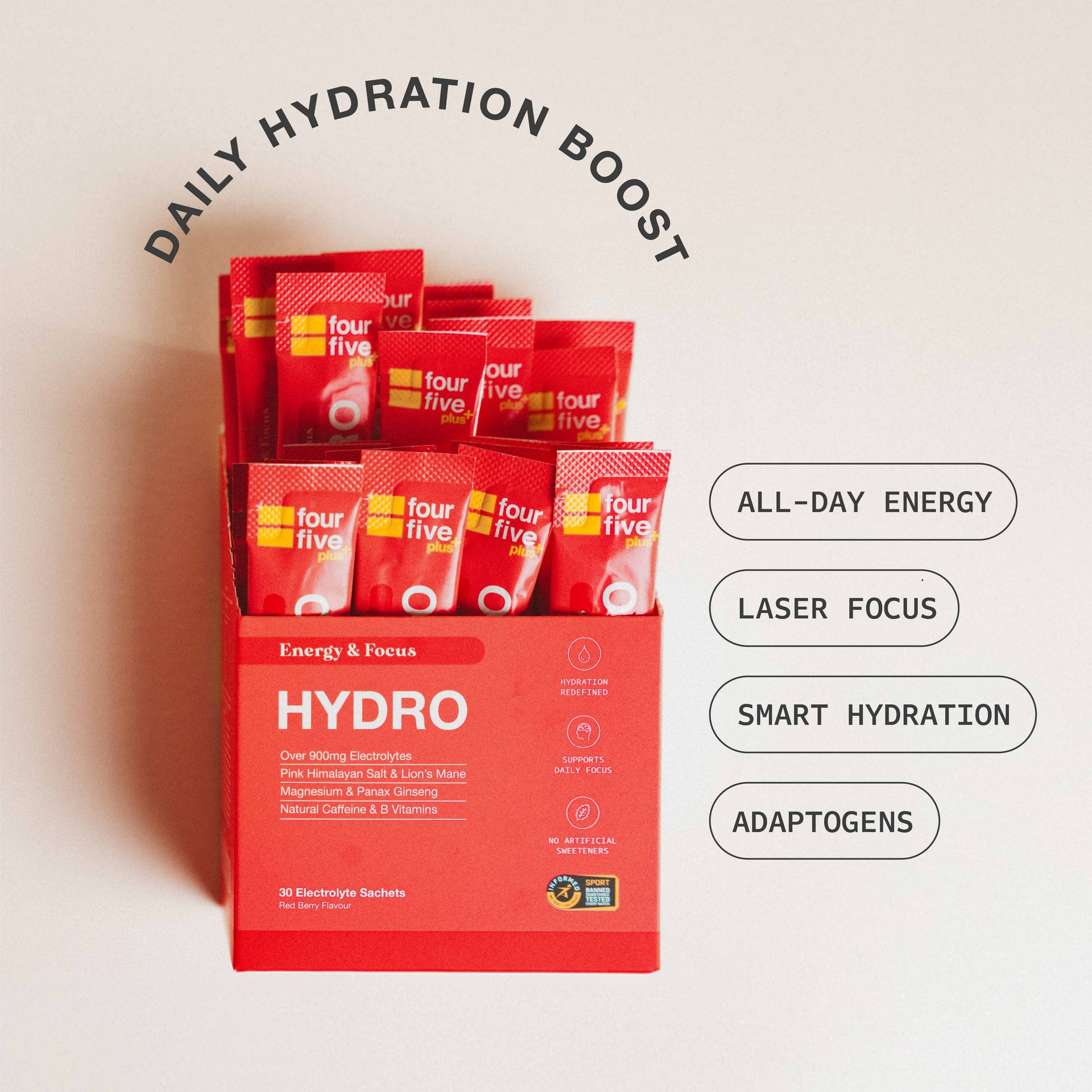 Hydro Hydration Energy & Focus Sachets
