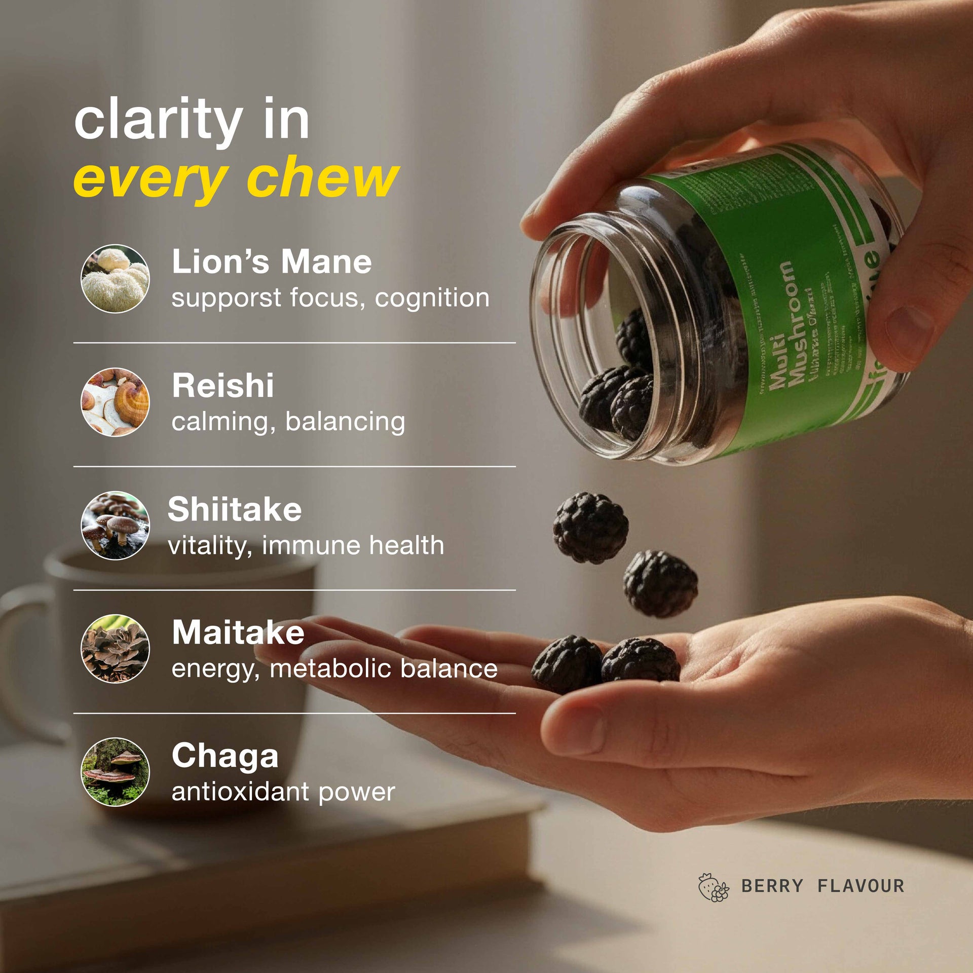 Multi Mushroom: Ultimate Blend Gummies