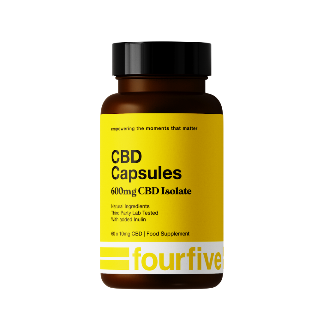 CBD Oil Capsules, UK | 100% Natural CBD Tablets | fourfive