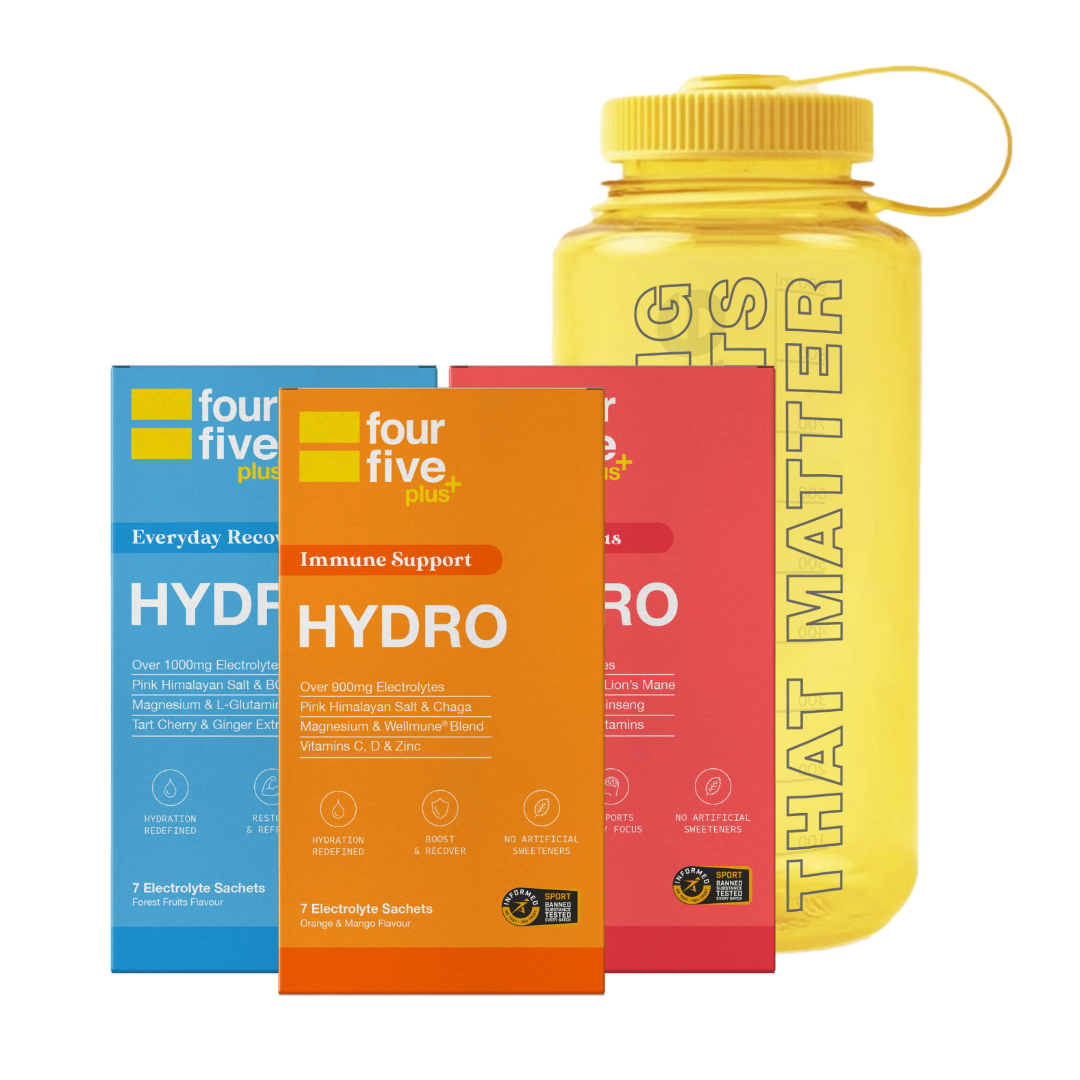 Hydro Hydration Sachet Discovery Trio + Free Bottle