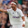 Stuart Broad celebrating