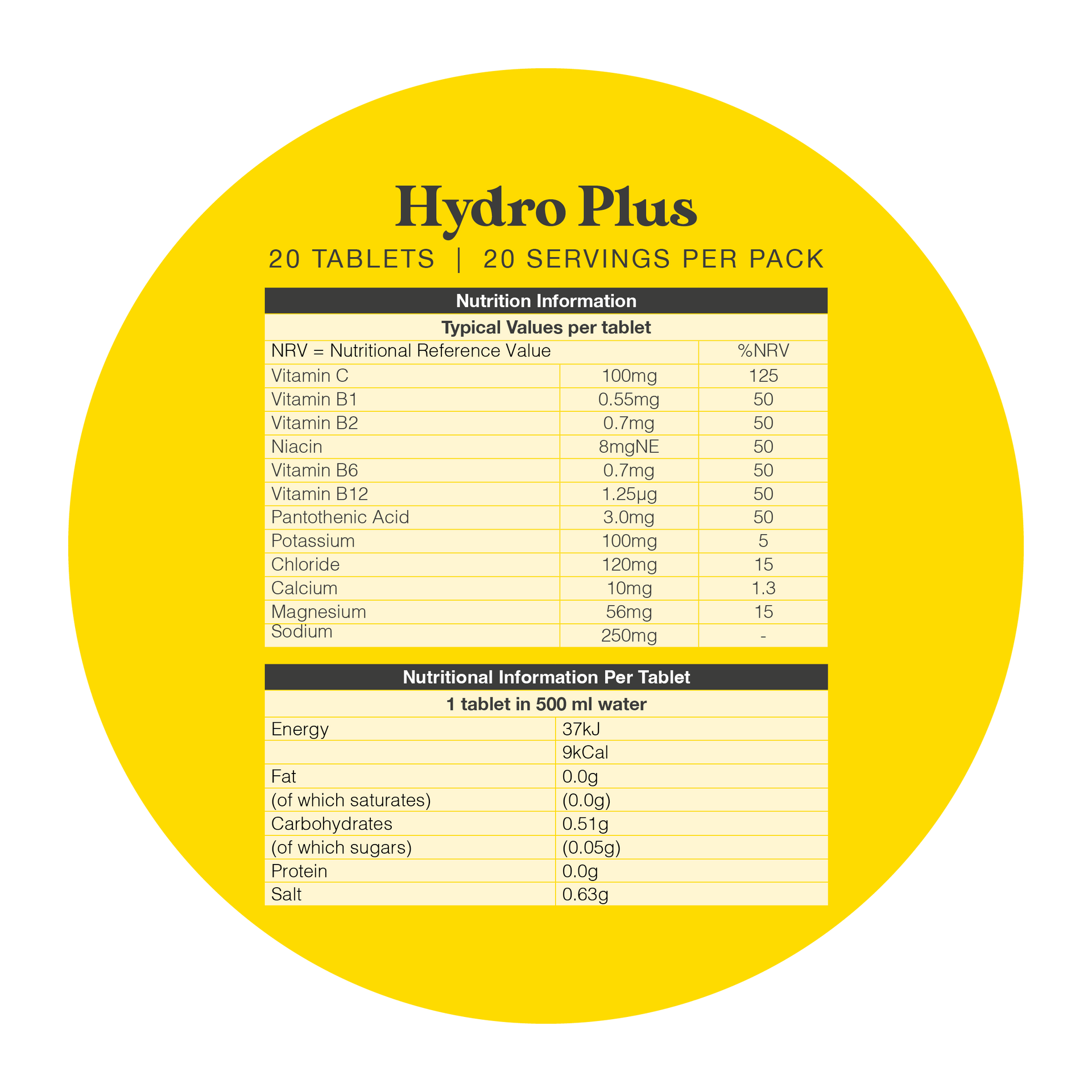 Hydro Plus Hydration Tablets