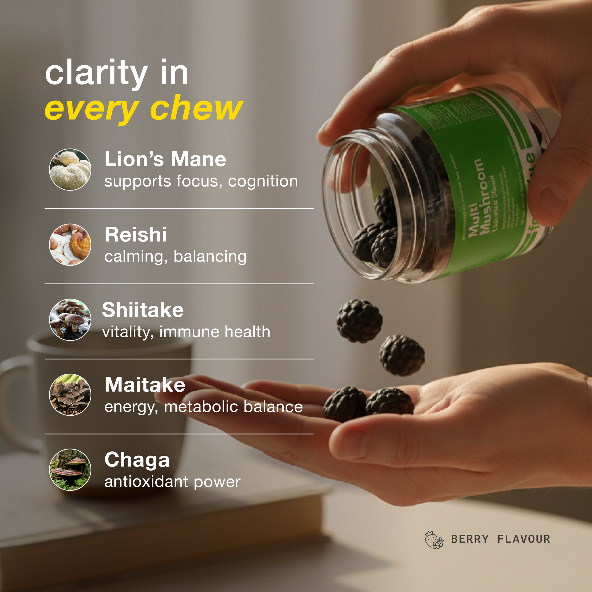 Multi Mushroom: Ultimate Blend Gummies