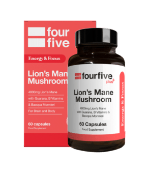 fourfive Lion's Mane Energy & Focus mushroom supplement product image