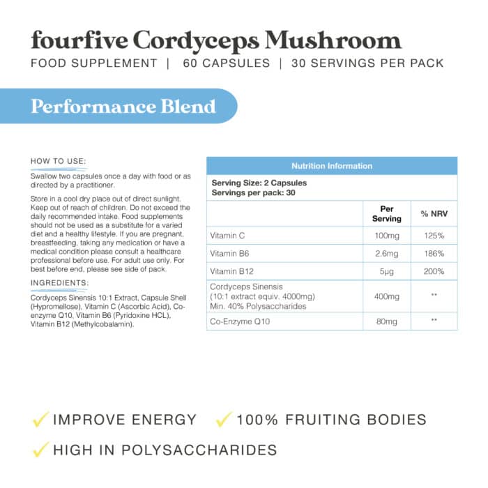 Cordyceps Ingredients